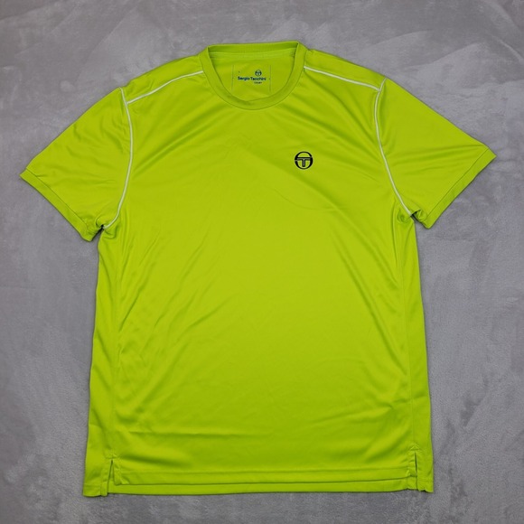 Sergio Tacchini  Shirt Mens Large Court Tennis Performance Active Training Adult - Picture 1 of 7